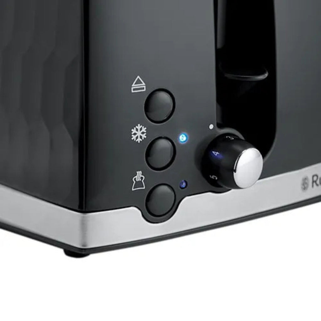 Russell Hobbs Honeycomb 4 Slice Toaster - Black | 26071