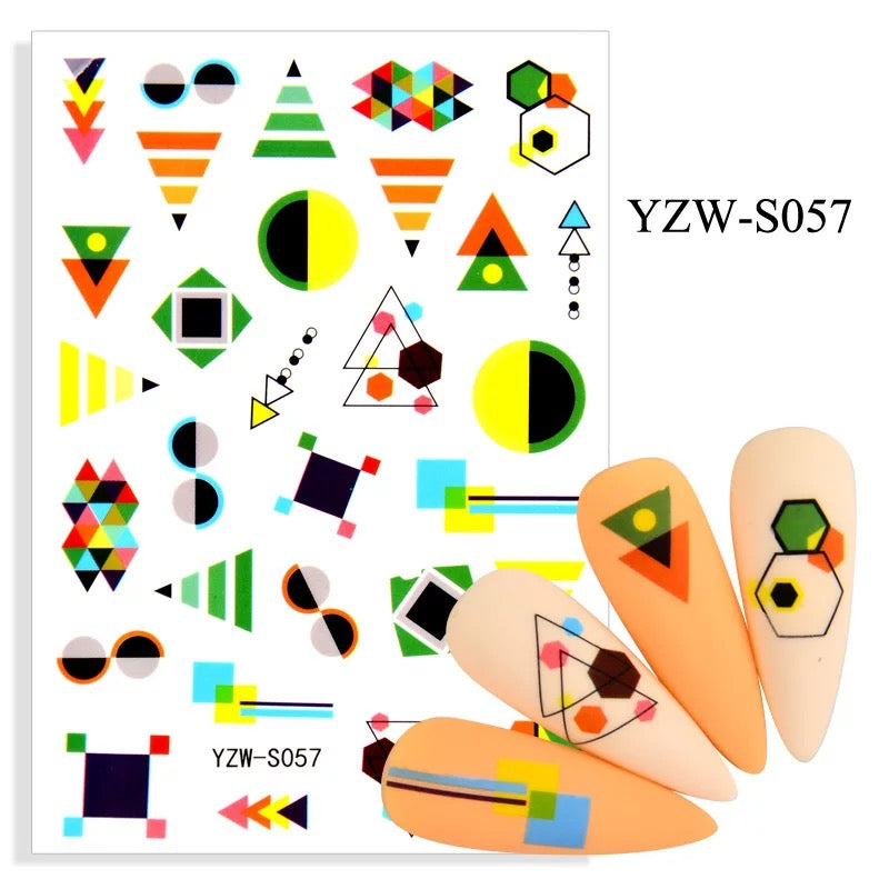Abstract stickers