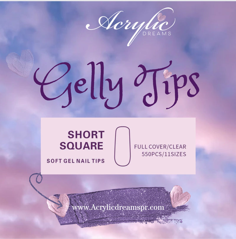 Gelly Tips Short  square